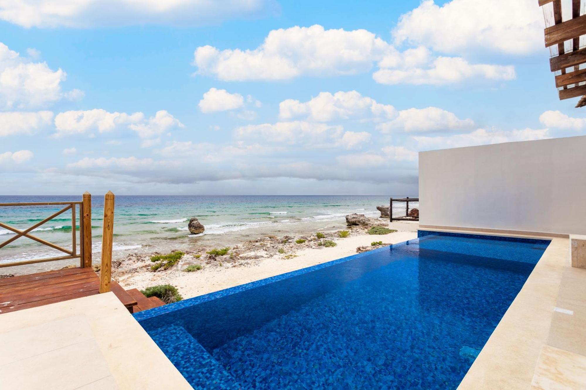 Casa Javi- Ocean Front Located Mid Isla Mujeres Villa Buitenkant foto